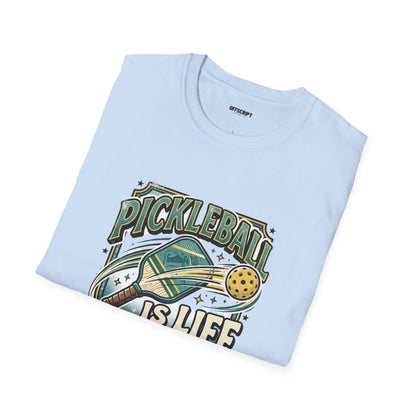 Pickleball Is Life T-Shirt — Retro Paddle & Ball Graphic Tee for Players