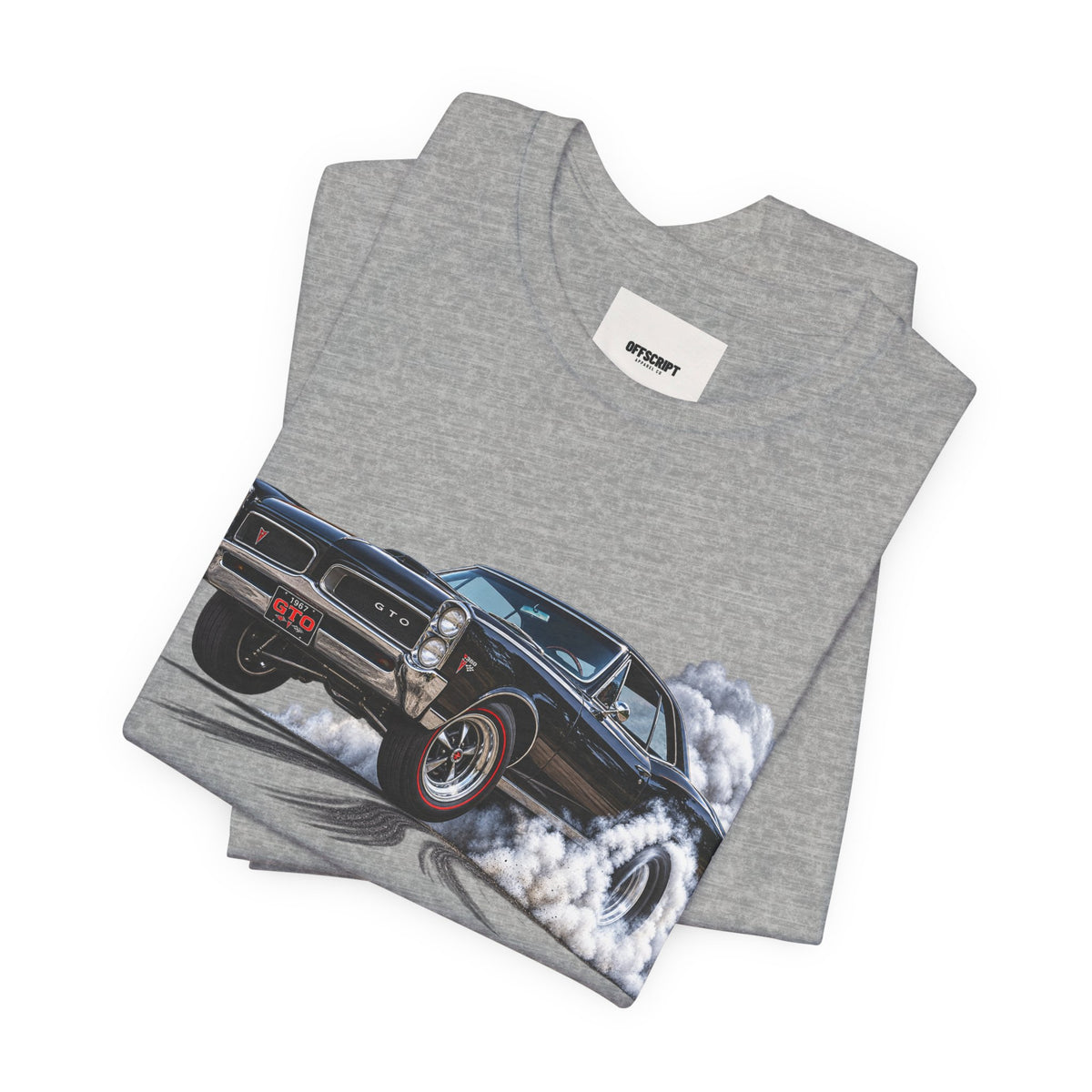 Vintage Muscle Car Tee — Burnout Classic Car Graphic T-Shirt