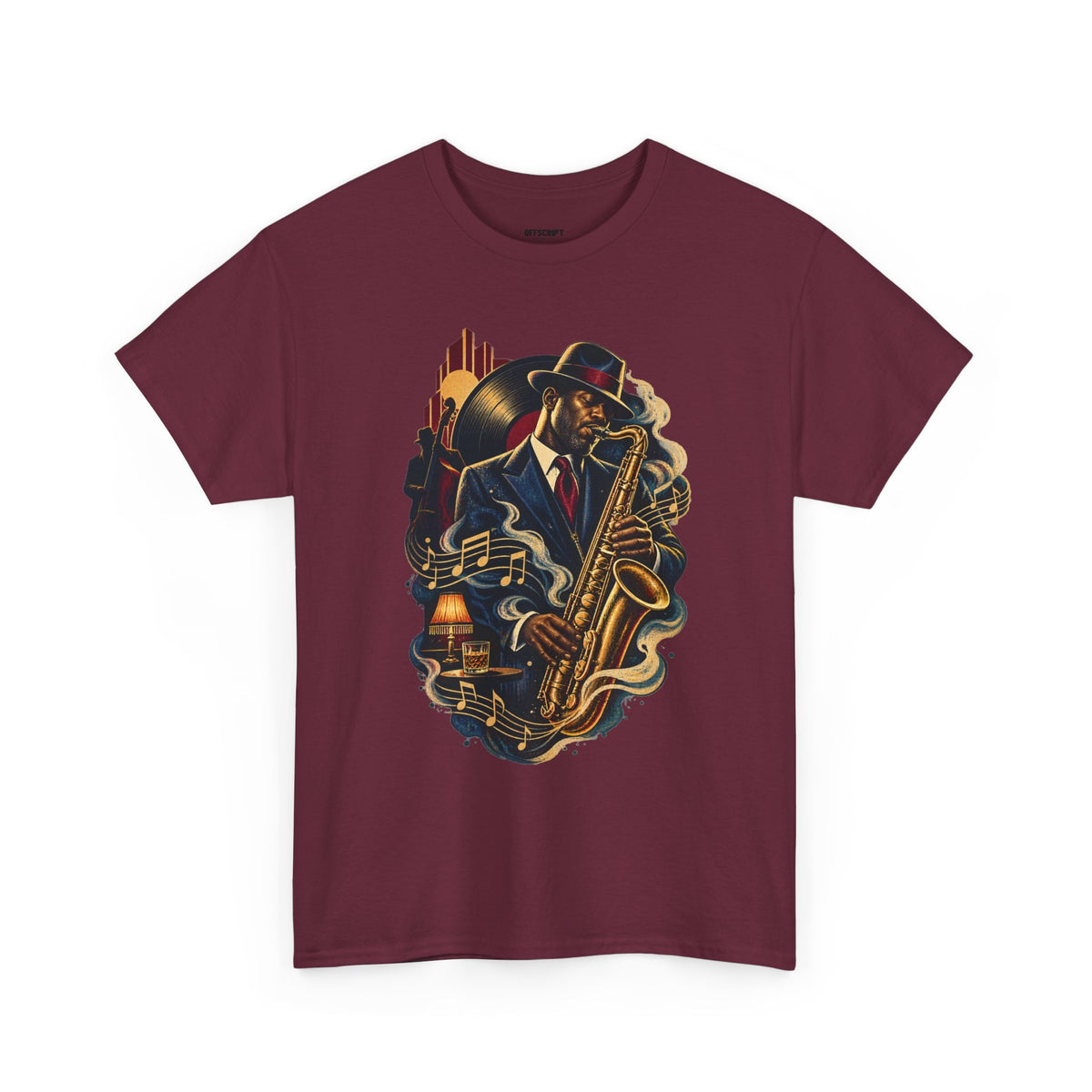 Saxophone Jazz Musician T-Shirt — Vintage Sax Player Tee