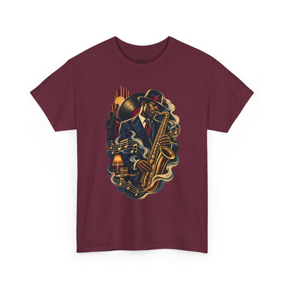 Saxophone Jazz Musician T-Shirt — Vintage Sax Player Tee