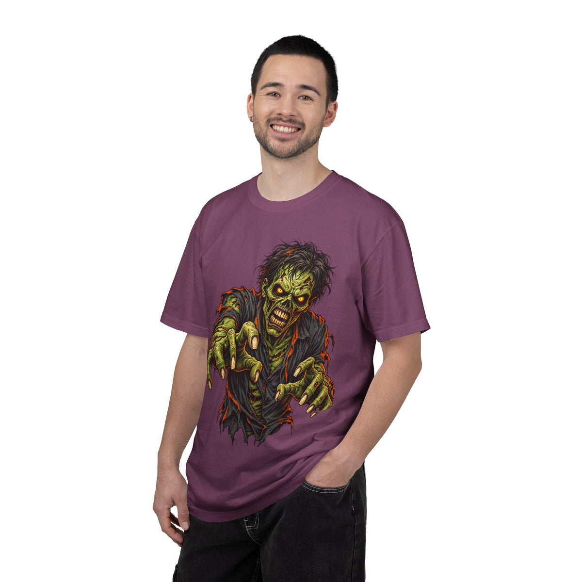 Zombie Attack T‑Shirt — Graphic Horror Tee for Halloween & Horror Fans
