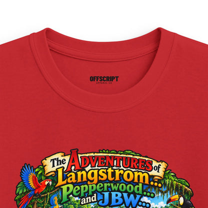 Kids Adventure Tee — 'The Adventures of Langstrom & Pepperwood' Vintage Storybook Graphic