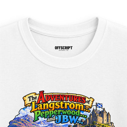 Kids Adventure Tee — 'The Adventures of Langstrom & Pepperwood' Illustrated Storybook Shirt