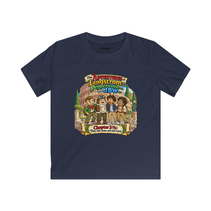 Kids Tee — 'The Adventures of Langstrom & Pepperwood' Illustrated Storybook Design