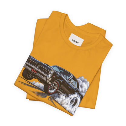 Vintage Muscle Car Tee — Burnout Classic Car Graphic T-Shirt