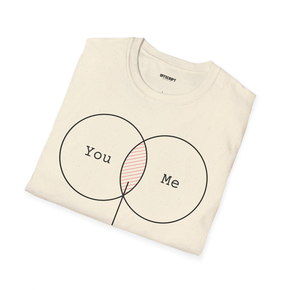 You + Me Venn Diagram T-Shirt — "Kapowww!" Graphic Tee