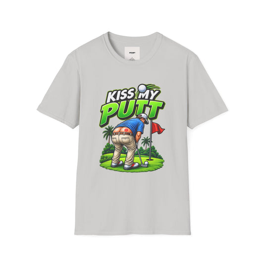 Kiss My Putt Golf T-Shirt — Funny Golfer Graphic Tee