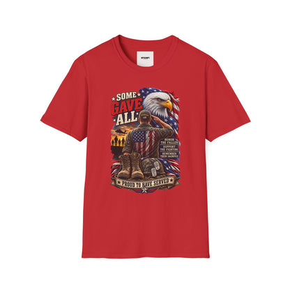 Some Gave All Eagle T-Shirt — Veteran Memorial Patriot Tee