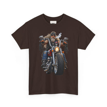 Biker Motorcycle Rider Graphic Tee — Vintage Road Rebel T‑Shirt