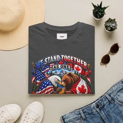 Patriotic "We Stand Together As One" T-Shirt