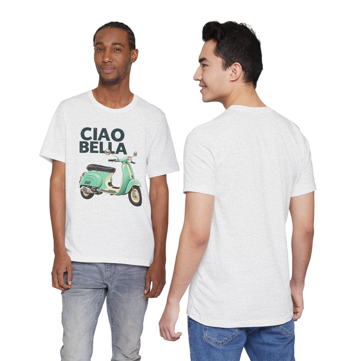 Ciao Bella Vespa Scooter Graphic T-Shirt