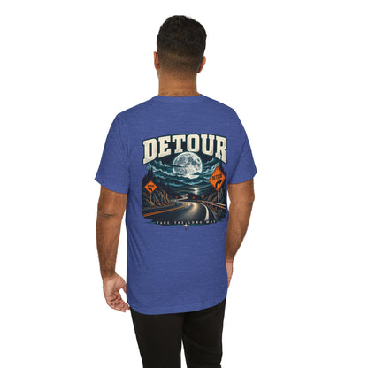 Detour Take the Long Way Road Trip Graphic T-Shirt