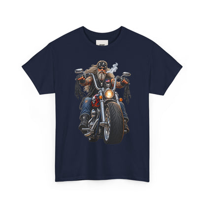 Biker Motorcycle Rider Graphic Tee — Vintage Road Rebel T‑Shirt