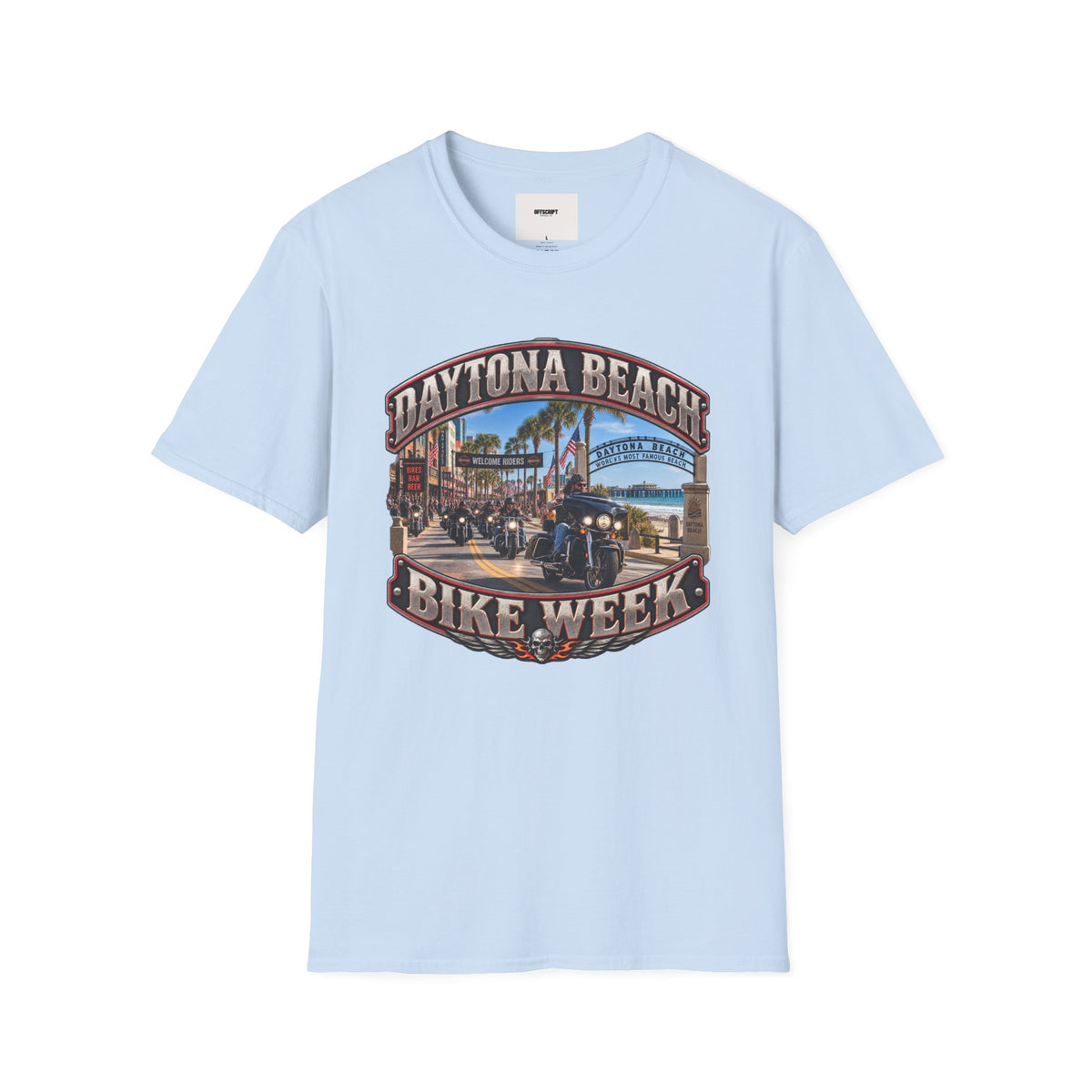 Daytona Beach Bike Week T-Shirt — Vintage Motorcycle Rally Tee