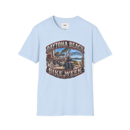 Daytona Beach Bike Week T-Shirt — Vintage Motorcycle Rally Tee