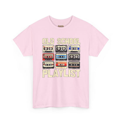 Old School Playlist Cassette Tape T-Shirt