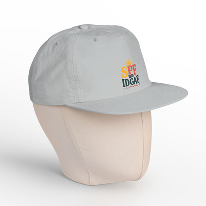 SPF IDGAF Surf Cap | Retro Sun Typography Hat
