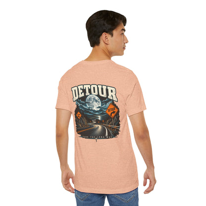 Detour Take the Long Way Road Trip Graphic T-Shirt