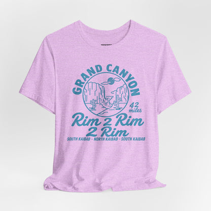 Grand Canyon Rim 2 Rim Graphic Tee — 42 Miles Adventure T-Shirt
