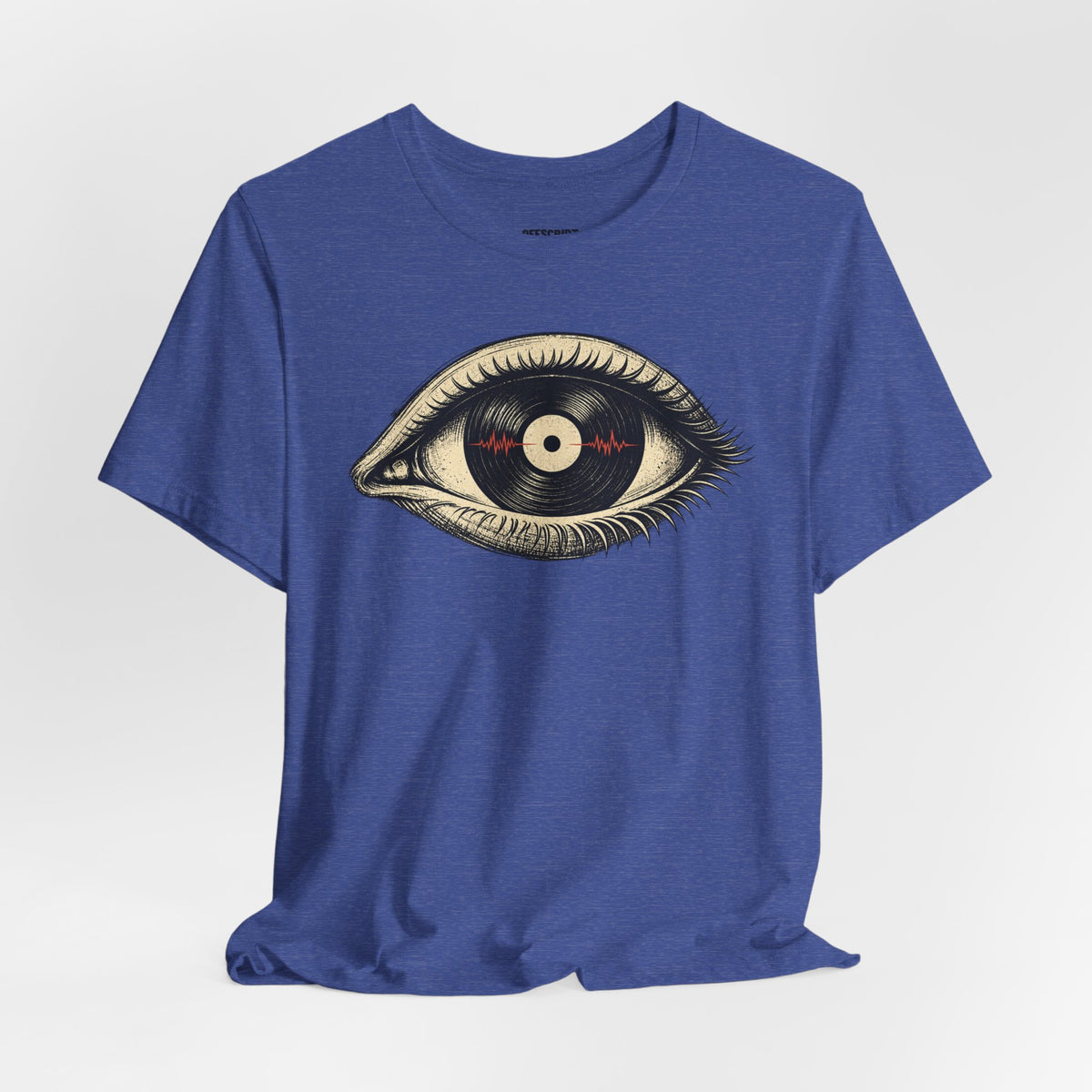 Graphic Tee — Vintage Vinyl Eye Illustration T‑Shirt