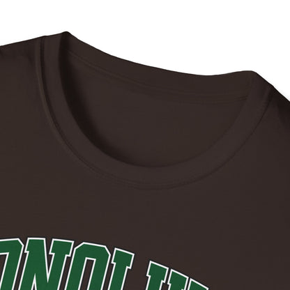 Honolulu Arch Logo T-Shirt — Vintage Collegiate Hawaii Tee