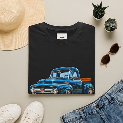 Vintage Blue Pickup T‑Shirt — Classic Retro Truck Graphic Tee