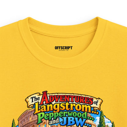 Kids Tee — 'The Adventures of Langstrom & Pepperwood' Illustrated Storybook Design