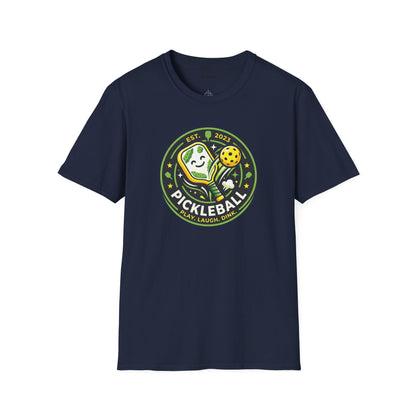 Pickleball Retro Crest T-Shirt — 'Pickleball' Vintage Logo Tee