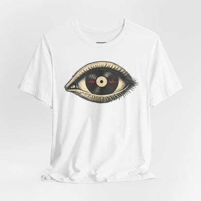 Graphic Tee — Vintage Vinyl Eye Illustration T‑Shirt
