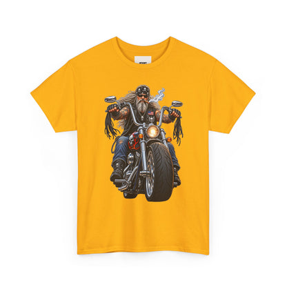 Biker Motorcycle Rider Graphic Tee — Vintage Road Rebel T‑Shirt