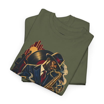 Saxophone Jazz Musician T-Shirt — Vintage Sax Player Tee
