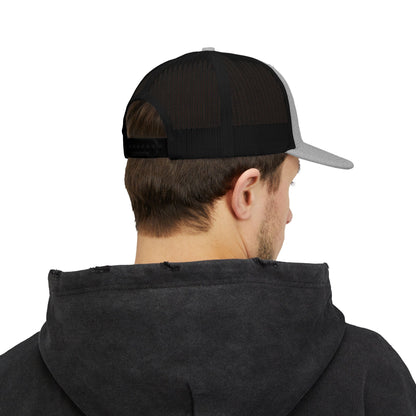Lake Mode Trucker Hat — Embroidered Sunset Snapback Cap