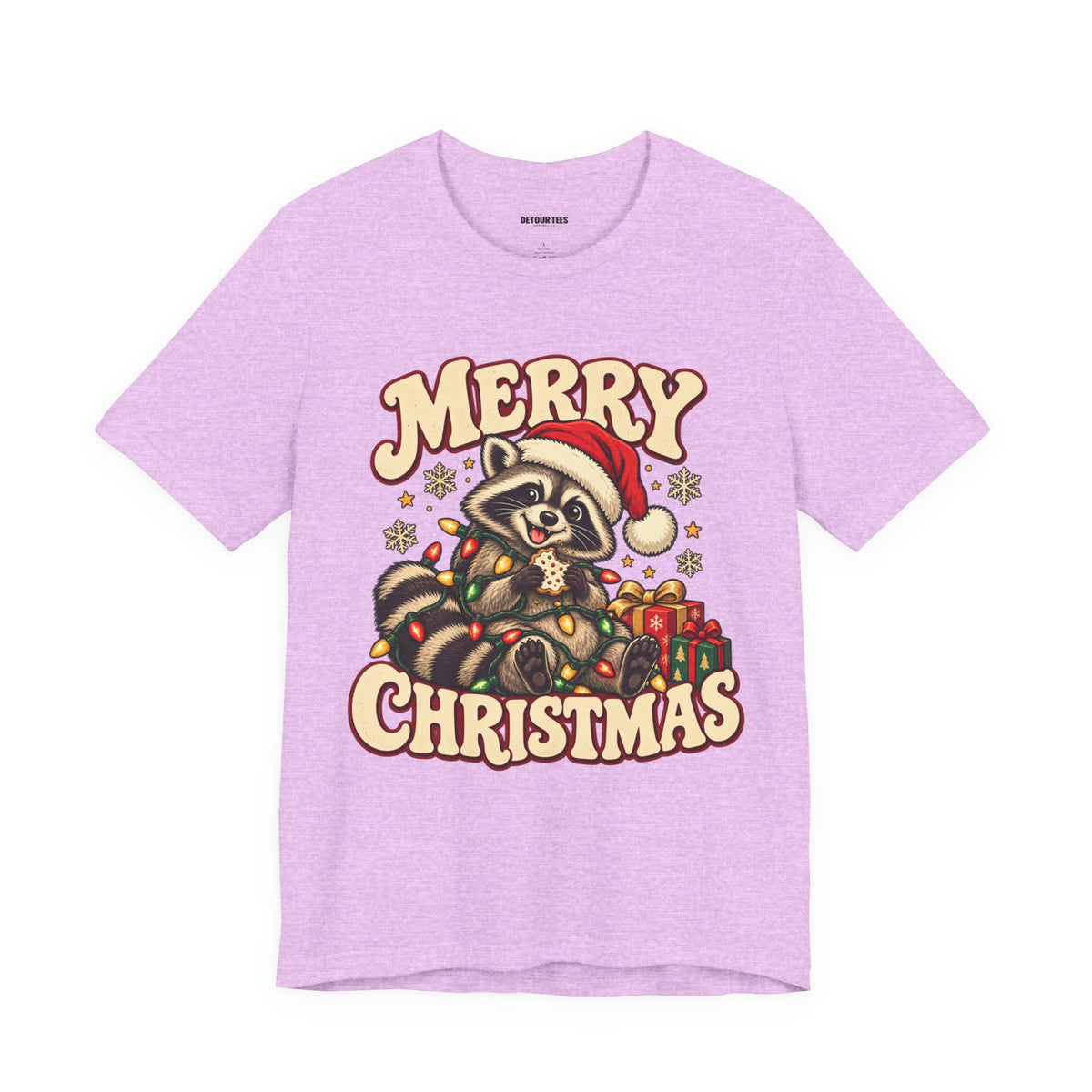 Merry Christmas Raccoon Tee