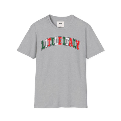 Little Italy T-Shirt — Vintage Italian Flag Graphic Tee