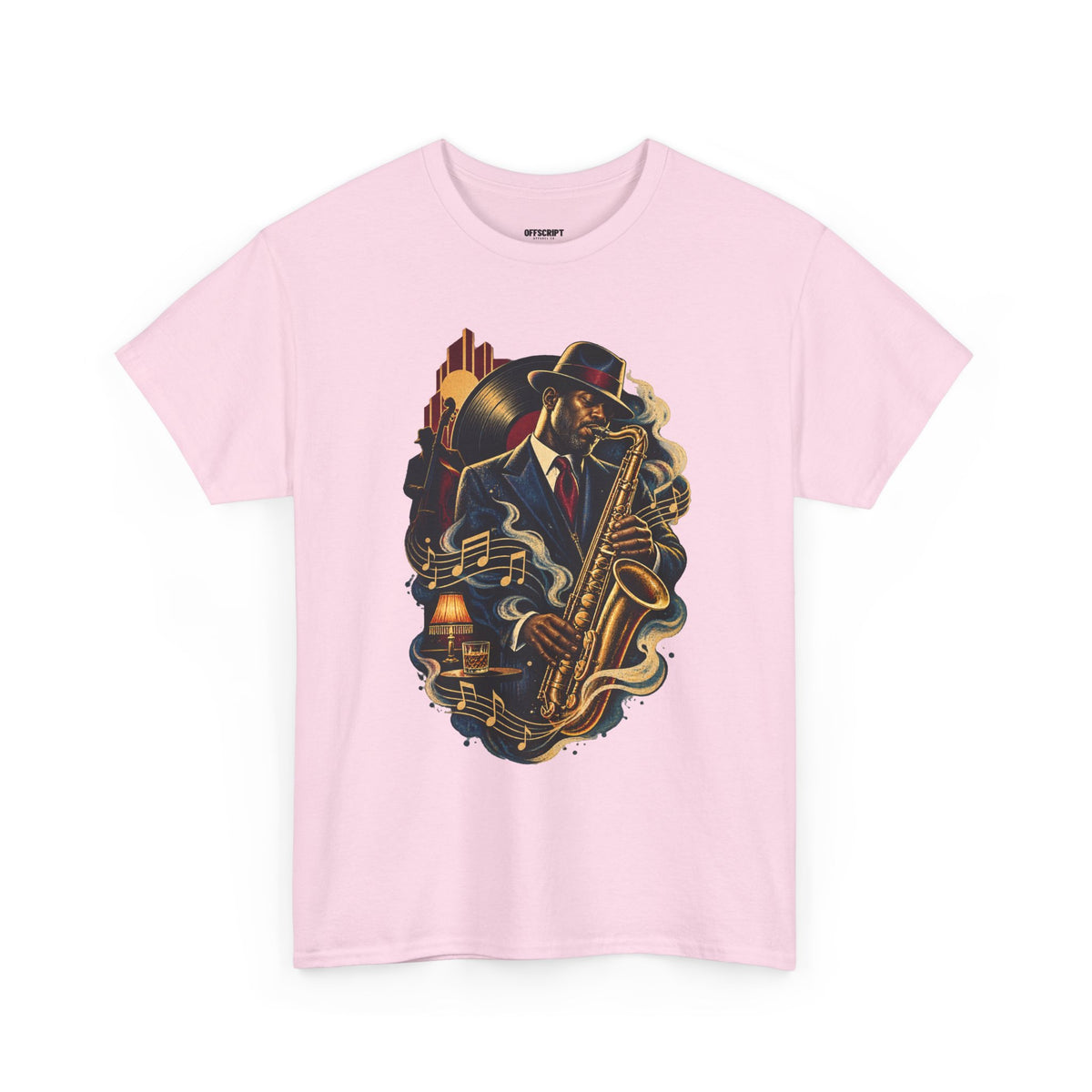Saxophone Jazz Musician T-Shirt — Vintage Sax Player Tee