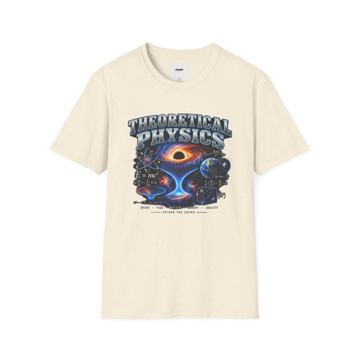 Theoretical Physics Graphic Tee — Science Galaxy Black Hole Design