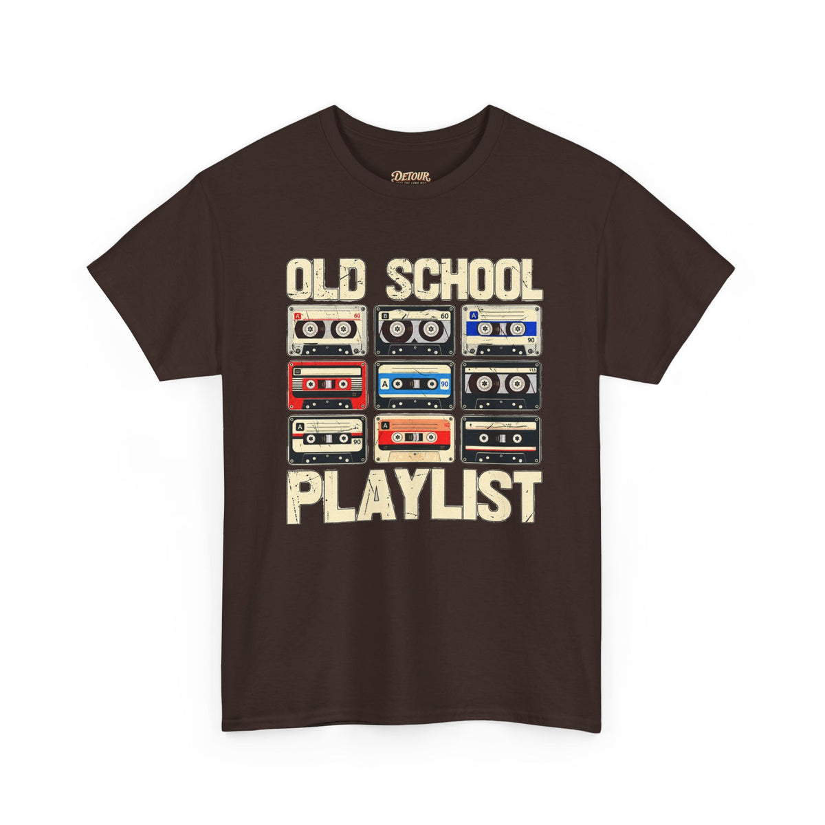 Old School Playlist Cassette Tape T-Shirt