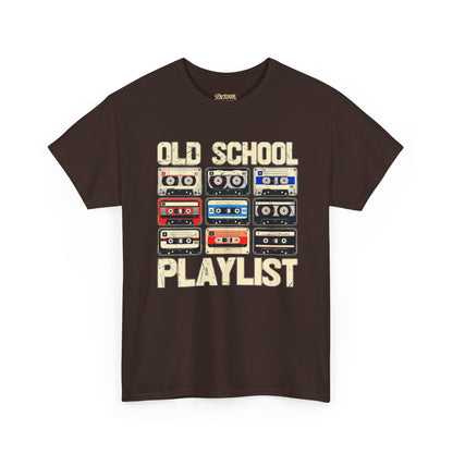 Old School Playlist Cassette Tape T-Shirt