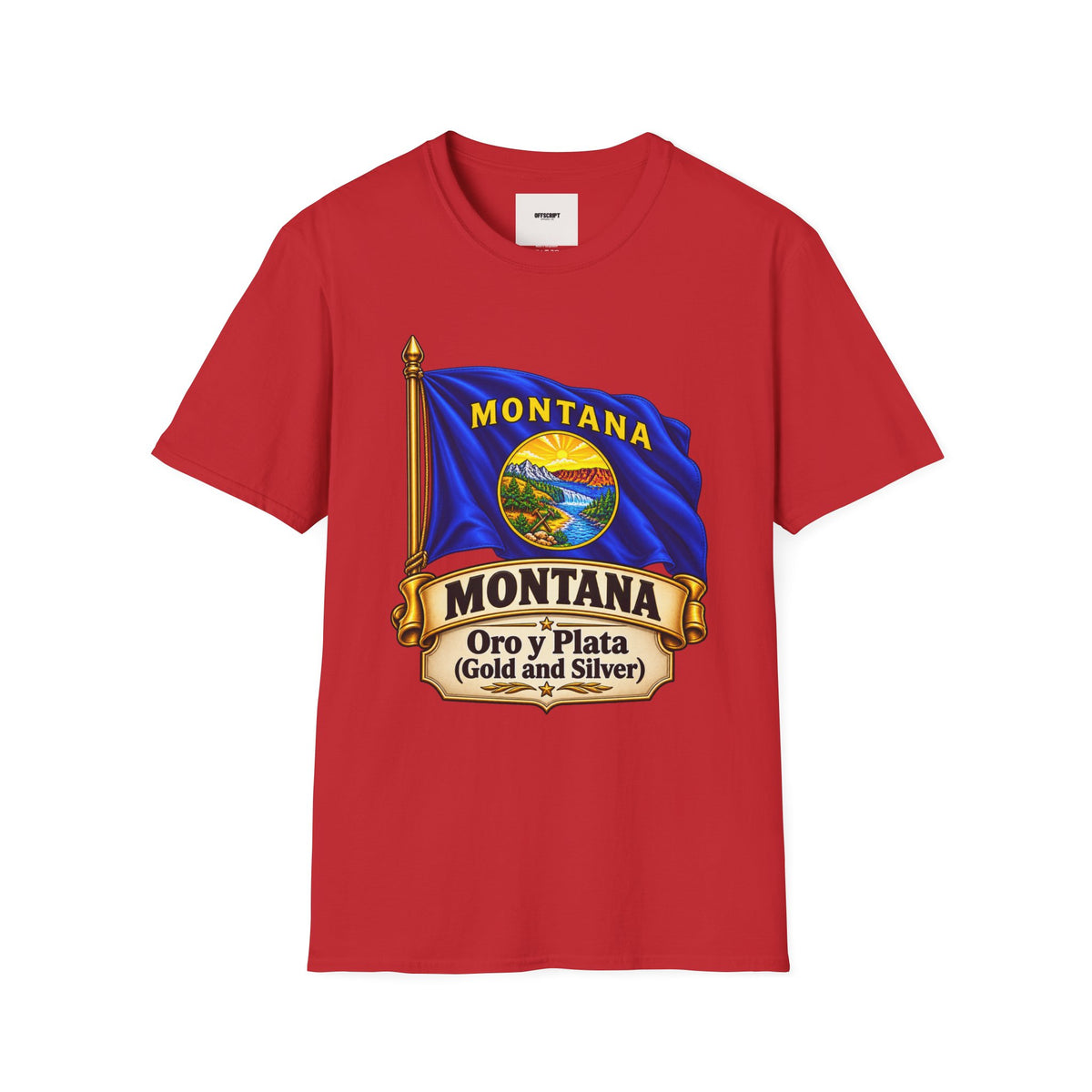 Montana Flag T-Shirt — State Seal "Oro y Plata (Gold and Silver)" Graphic Tee