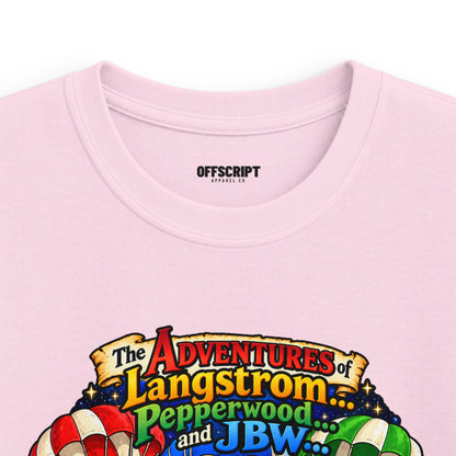 Kids Tee — The Adventures of Langstrom, Pepperwood & JBW: Chapter 2 "This Was The Moon"
