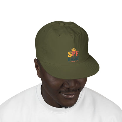 SPF IDGAF Surf Cap | Retro Sun Typography Hat