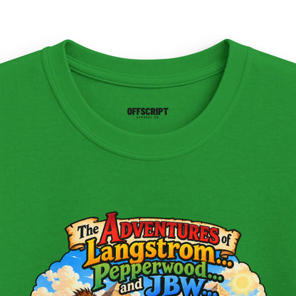 Kids Adventure T‑Shirt — "The Adventures of Langstrom & Pepperwood" Fantasy Design