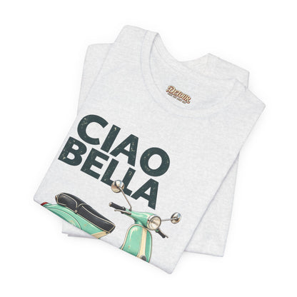 Ciao Bella Vespa Scooter Graphic T-Shirt
