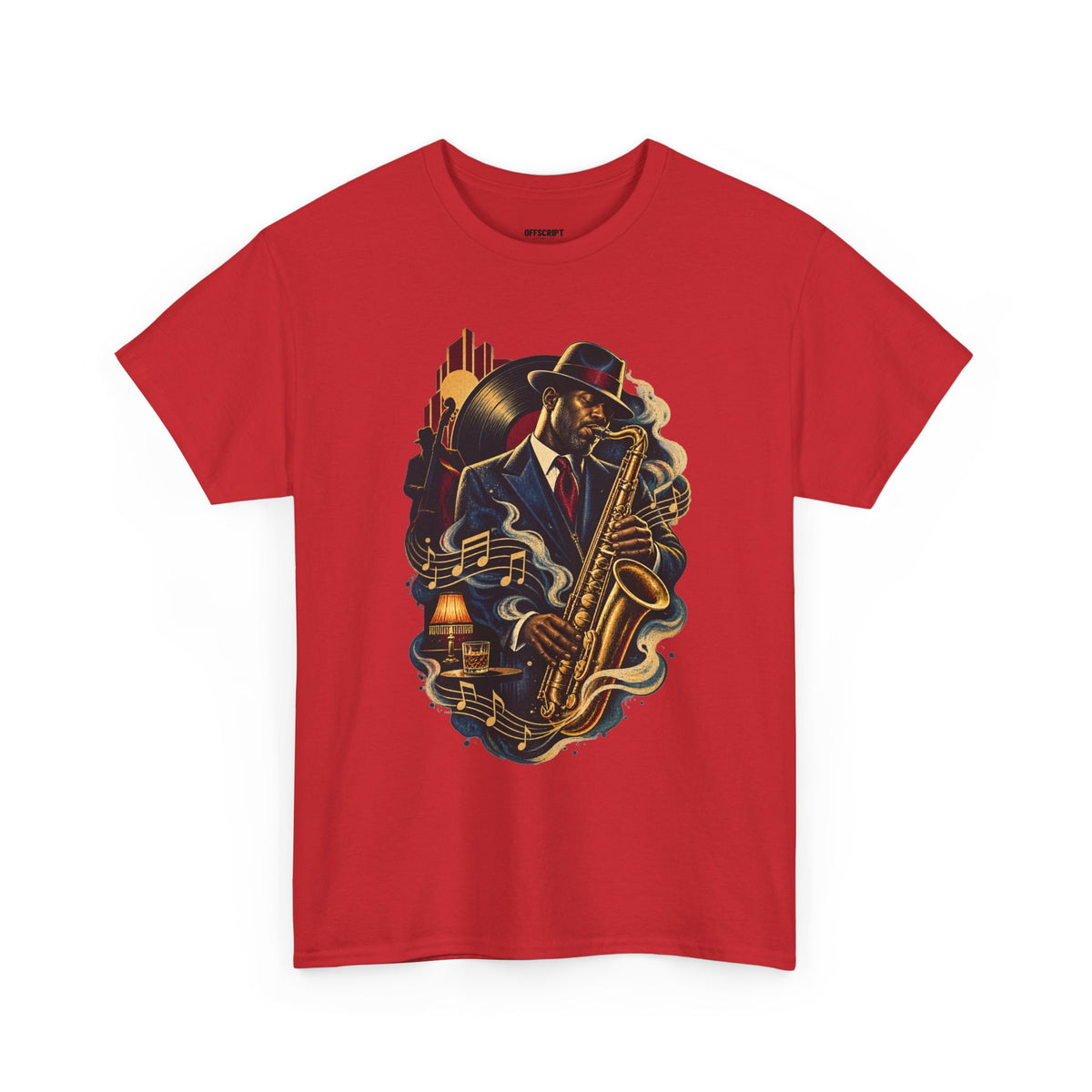Saxophone Jazz Musician T-Shirt — Vintage Sax Player Tee