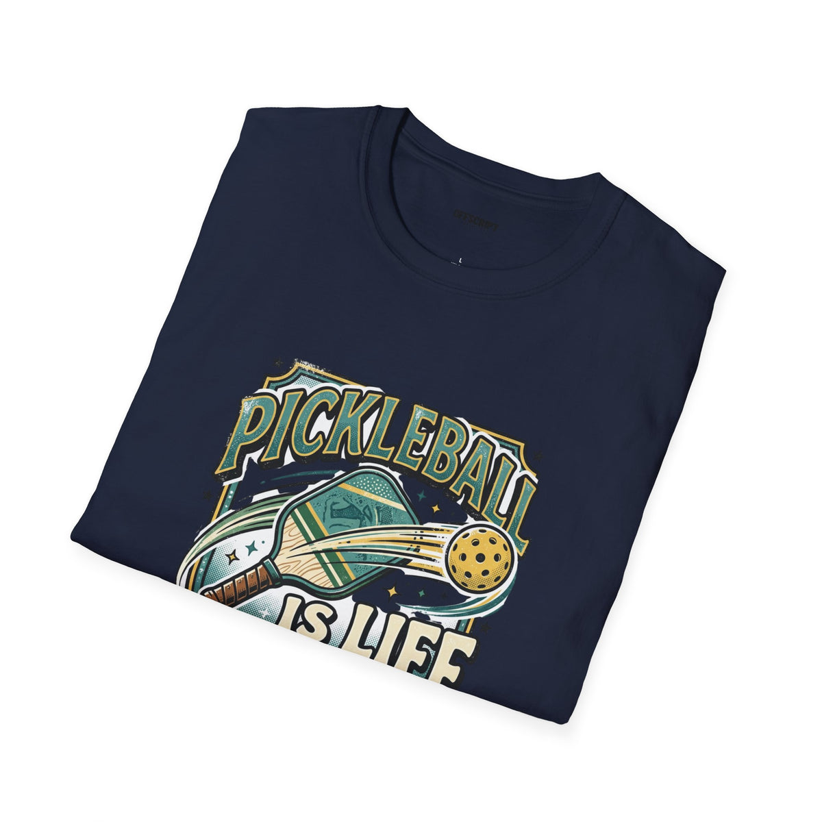 Pickleball Is Life T-Shirt — Retro Paddle & Ball Graphic Tee for Players