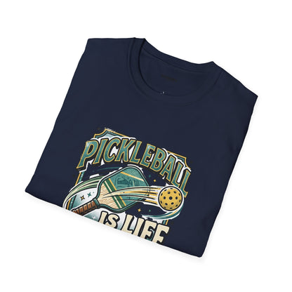 Pickleball Is Life T-Shirt — Retro Paddle & Ball Graphic Tee for Players