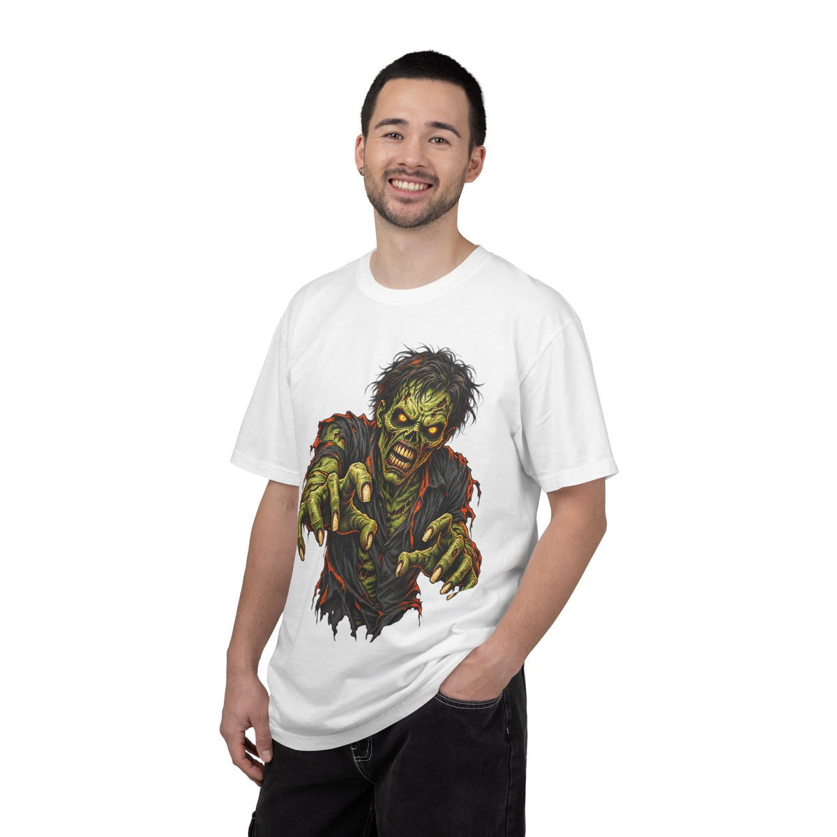 Zombie Attack T‑Shirt — Graphic Horror Tee for Halloween & Horror Fans