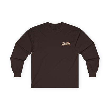 Detour Classic Car Long Sleeve Tee – 'Take The Long Way' Vintage Hot Rod Shirt