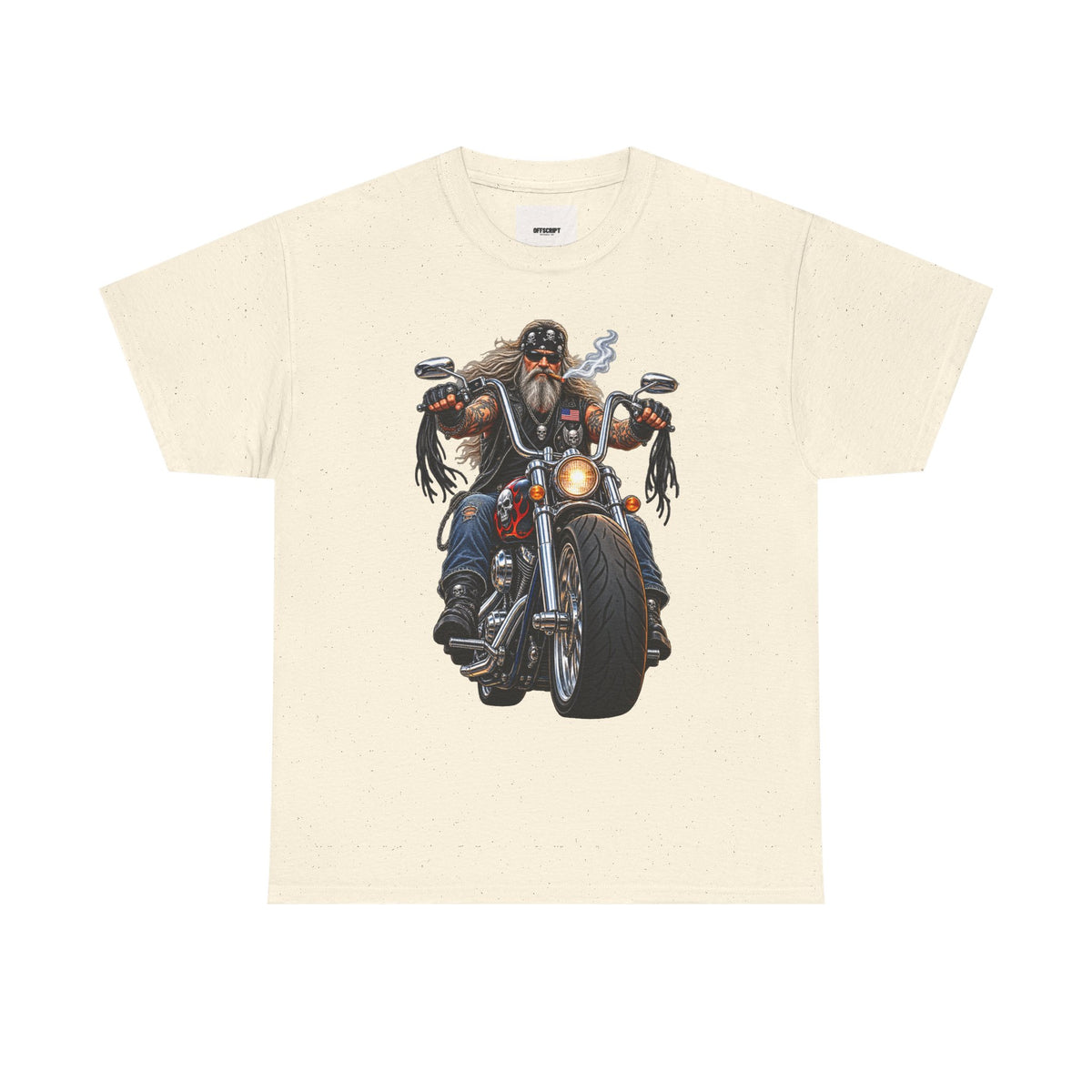 Biker Motorcycle Rider Graphic Tee — Vintage Road Rebel T‑Shirt