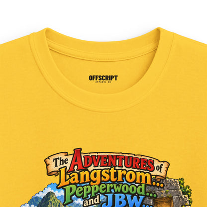 Kids Tee — "The Adventures of Langstrom, Pepperworth & JBW" Chapter One and a Half Illustration